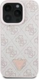 Guess Guess GUHCP16XP4TDPP iPhone 16 Pro Max 6.1" ρόζοβυ/pink hardcase Leather 4G Triangle Strass MagSafe