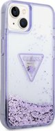 Guess Etui Guess GUHCP14MLFCTPU Apple iPhone 14 Plus μωβ σκληρή θήκη Liquid Glitter Palm Collection