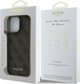 Guess Guess GUHCP16LGF4GBR iPhone 16 Pro 6.3" καφέ σκληρή θήκη 4G Charms Collection