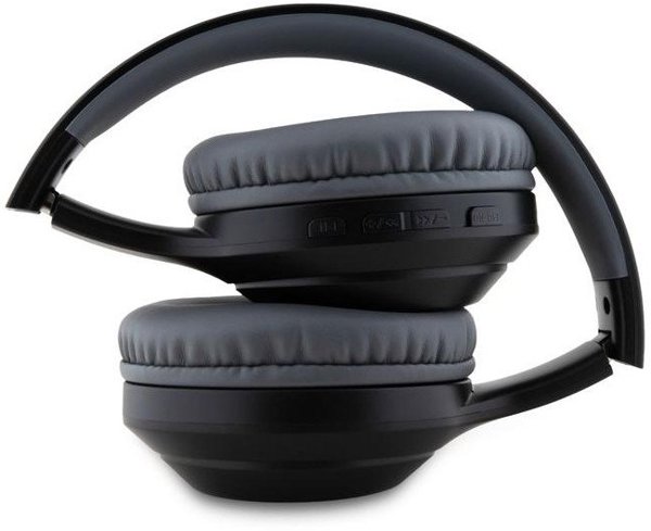 GUESS Wireless Bluetooth Headset Classic Logo Black, GUBHV21SFGSK, Universal