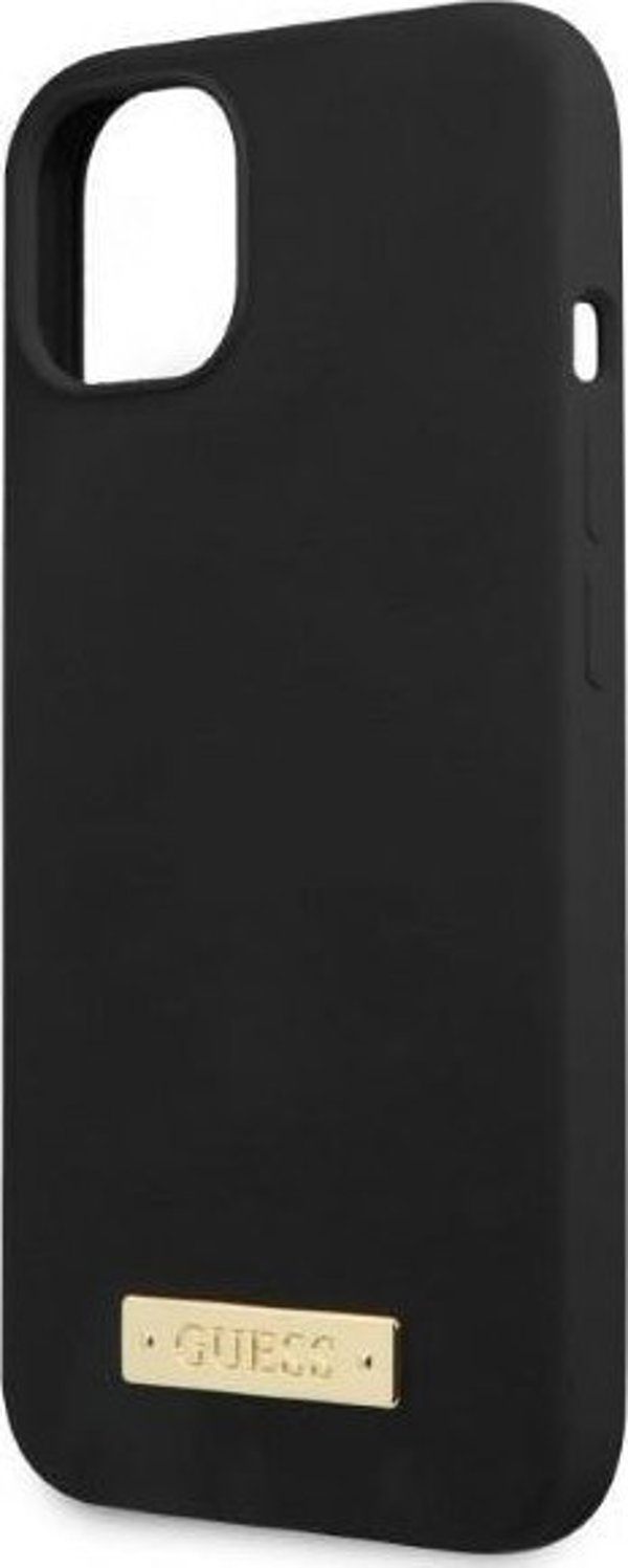 Guess Guess GUHMP13SSPLK iPhone 13 mini 5,4" μαύρη σκληρή θήκη σιλικόνης με λογότυπο MagSafe NoSize