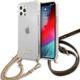 Guess Guess GUHCP12LKC4GSGO iPhone 12 Pro Max 6,7" Διάφανη σκληρή θήκη 4G Χρυσή Αλυσίδα