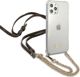 Guess Guess GUHCP12LKC4GSGO iPhone 12 Pro Max 6,7" Διάφανη σκληρή θήκη 4G Χρυσή Αλυσίδα