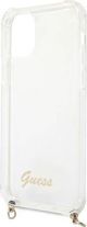 Guess Guess GUHCP12LKC4GSGO iPhone 12 Pro Max 6,7" Διάφανη σκληρή θήκη 4G Χρυσή Αλυσίδα