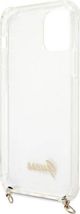 Guess Guess GUHCP12LKC4GSGO iPhone 12 Pro Max 6,7" Διάφανη σκληρή θήκη 4G Χρυσή Αλυσίδα