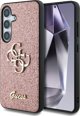 GUESS θήκη για SAMSUNG S25 GUHCS25SHG4SGP (Fixed Glitter Big 4G) ροζ
