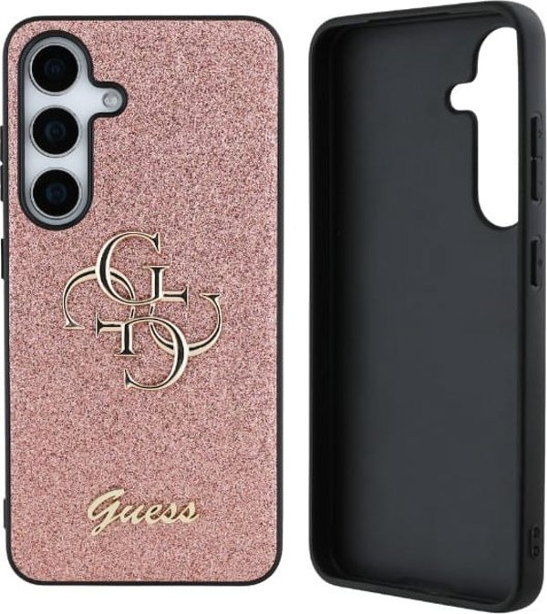 GUESS θήκη για SAMSUNG S25 GUHCS25SHG4SGP (Fixed Glitter Big 4G) ροζ
