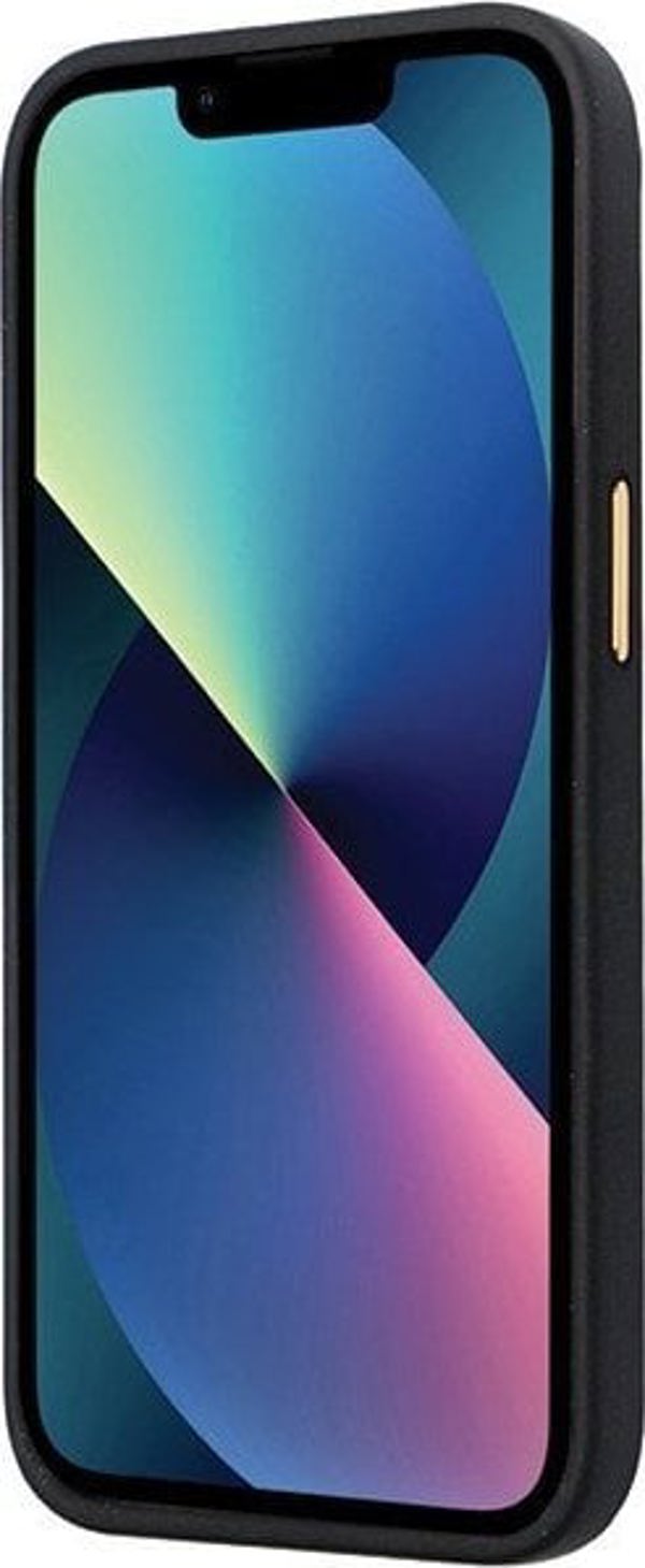 Guess Guess GUHCP13LM4DGPK iPhone 13 Pro / 13 6.1" μαύρη σκληρή θήκη σιλικόνης με λογότυπο Strass 4G