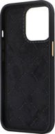 Guess Guess GUHCP13LM4DGPK iPhone 13 Pro / 13 6.1" μαύρη σκληρή θήκη σιλικόνης με λογότυπο Strass 4G