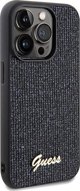 Guess case for iPhone 14 Pro 6,1" GUHCP14LPMSDGSK HC PU DISCO SCRIPT METAL BLACK 3666339173418