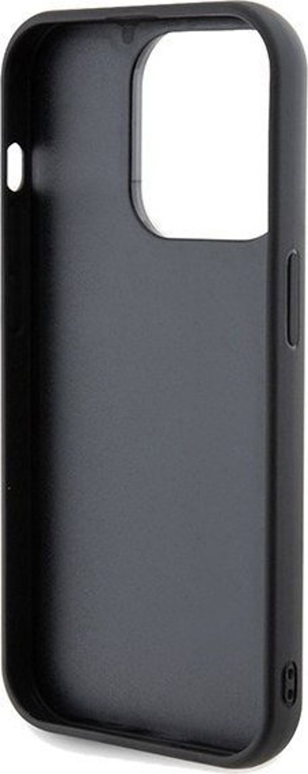 Guess case for iPhone 14 Pro 6,1" GUHCP14LPMSDGSK HC PU DISCO SCRIPT METAL BLACK 3666339173418