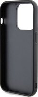 Guess case for iPhone 14 Pro 6,1" GUHCP14LPMSDGSK HC PU DISCO SCRIPT METAL BLACK 3666339173418