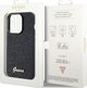 Guess case for iPhone 14 Pro 6,1" GUHCP14LPMSDGSK HC PU DISCO SCRIPT METAL BLACK 3666339173418