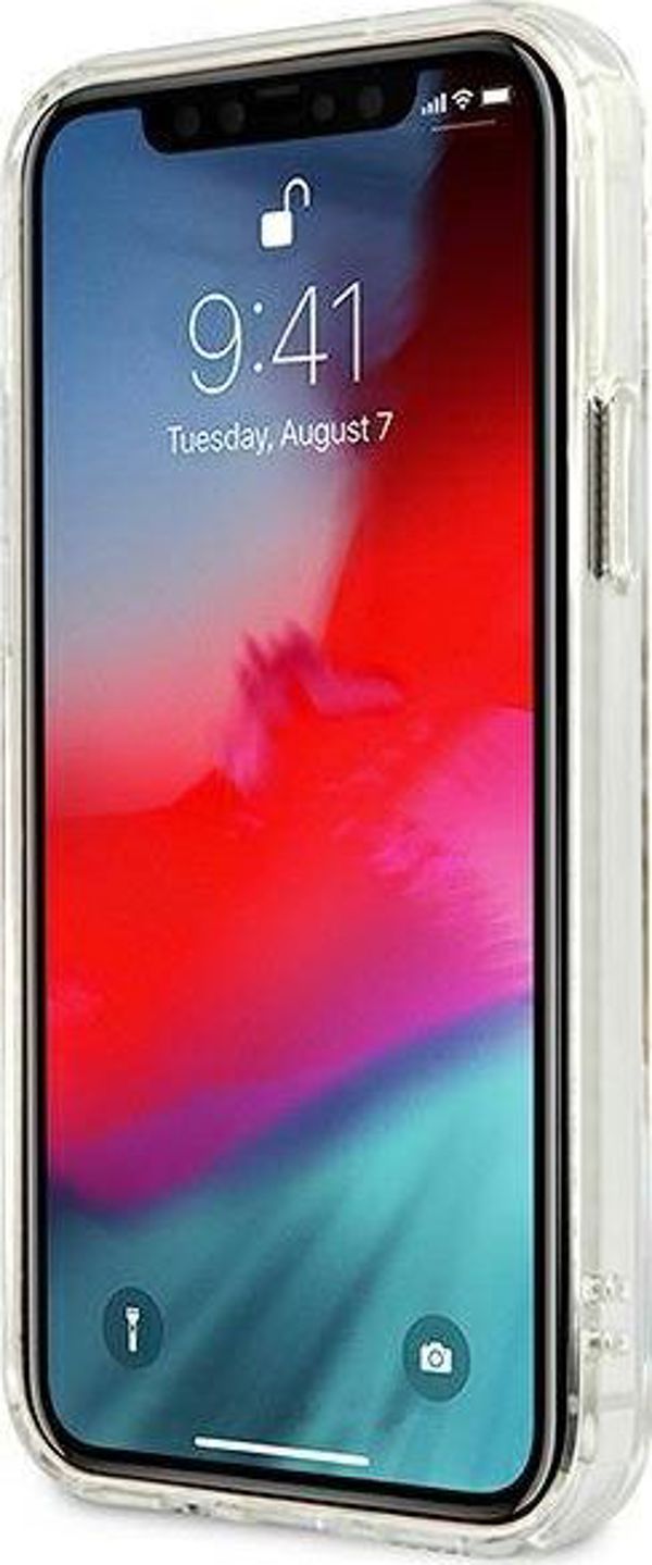 Guess Guess GUHCP12LKTRSVGO iPhone 12 Pro Max 6,7" Διάφανη σκληρή θήκη Vintage Script Χρυσό