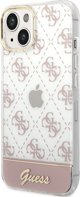 Guess Θήκη Guess GUHCP14MHG4MHP Apple iPhone 14 Plus ροζ σκληρή θήκη 4G Pattern Script