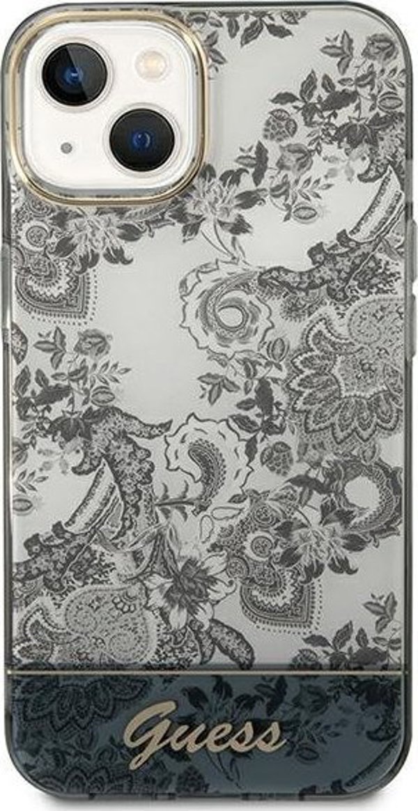 Guess Θήκη Guess για iPhone 14 6,1" γκρι σκληρή θήκη Συλλογή Πορσελάνης