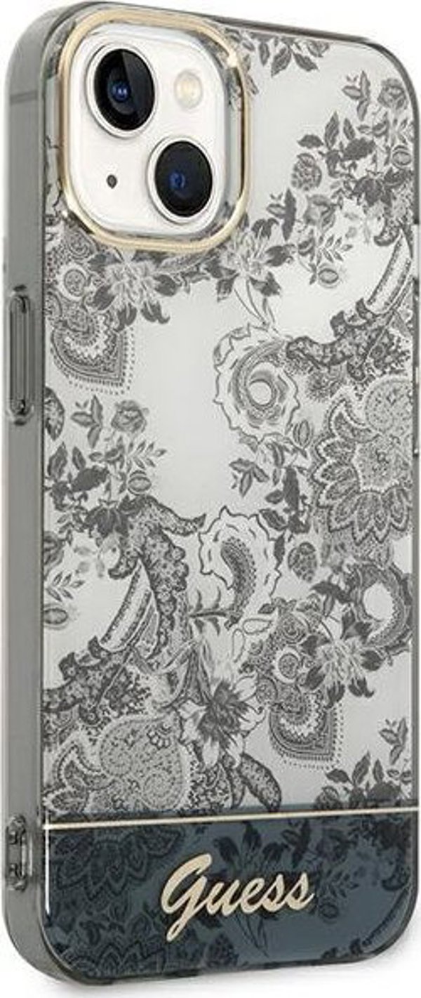 Guess Θήκη Guess για iPhone 14 6,1" γκρι σκληρή θήκη Συλλογή Πορσελάνης