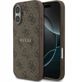 GUESS θήκη για IPHONE 17 συμβατή με MagSafe GUHMP17SG4GFRW (PU 4G Ring Classic Logo) καφέ