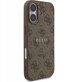 GUESS θήκη για IPHONE 17 συμβατή με MagSafe GUHMP17SG4GFRW (PU 4G Ring Classic Logo) καφέ