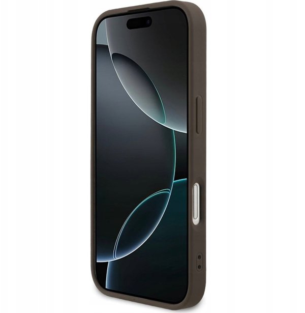 GUESS θήκη για IPHONE 17 συμβατή με MagSafe GUHMP17SG4GFRW (PU 4G Ring Classic Logo) καφέ