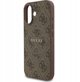 GUESS θήκη για IPHONE 17 συμβατή με MagSafe GUHMP17SG4GFRW (PU 4G Ring Classic Logo) καφέ