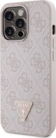 Guess case for iPhone 13 Pro Max 6,7" GUHCP13XP4TDSCPP pink HC PU Leather Metal Logo Strass Crossbody 3666339147174