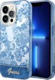 Guess Θήκη Guess GUHCP14LHGPLHB Apple iPhone 14 Pro μπλε σκληρή θήκη Συλλογή Πορσελάνης