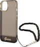 Guess Θήκη Guess GUHCP14SHGCOHK Apple iPhone 14 μαύρο/black σκληρή θήκη Διαφανές Μαργαριταρένιο Λουρί