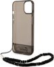 Guess Θήκη Guess GUHCP14SHGCOHK Apple iPhone 14 μαύρο/black σκληρή θήκη Διαφανές Μαργαριταρένιο Λουρί