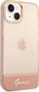 Guess Θήκη Guess GUHCP14MHGCOP Apple iPhone 14 Plus ροζ/ροζ σκληρή θήκη Ημιδιαφανής