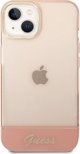 Guess Θήκη Guess GUHCP14MHGCOP Apple iPhone 14 Plus ροζ/ροζ σκληρή θήκη Ημιδιαφανής