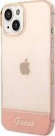 Guess Θήκη Guess GUHCP14MHGCOP Apple iPhone 14 Plus ροζ/ροζ σκληρή θήκη Ημιδιαφανής