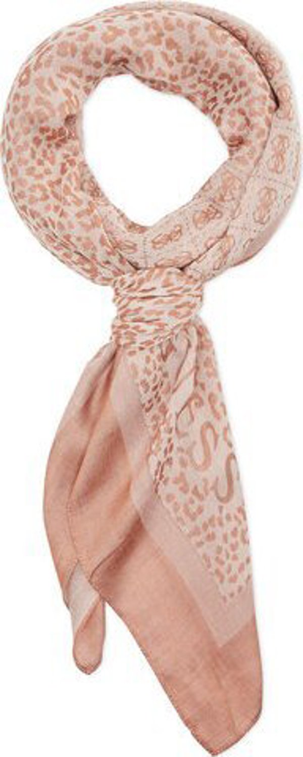 Guess, Animalier, Υφασμάτινο Κασκόλ, Λογότυπο 4G, AW8853 POL03, 135 x 135 cm, Για Γυναίκες