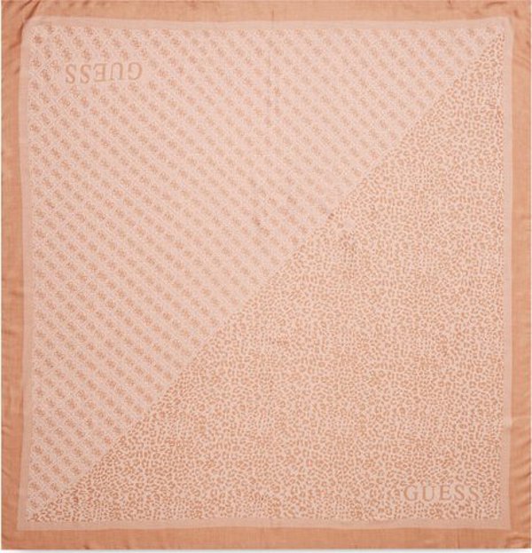 Guess, Animalier, Υφασμάτινο Κασκόλ, Λογότυπο 4G, AW8853 POL03, 135 x 135 cm, Για Γυναίκες
