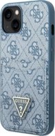 Guess Guess GUHCP13SP4TPB iPhone 13 mini 5,4" μπλε σκληρή θήκη 4G Triangle Logo Cardslot NoSize