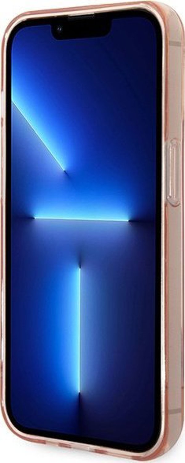 Guess Θήκη Guess GUHCP14XHGCOP Apple iPhone 14 Pro Max ροζ/ροζ σκληρή θήκη Ημιδιαφανής