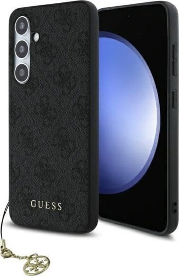 Guess Guess GUHCS24FEGF4GGR S24 FE S721 γκρι/γκρι σκληρή θήκη 4G Συλλογή Charms