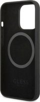 Guess Guess GUHMP13XSPLK iPhone 13 Pro Max 6,7" μαύρη σκληρή θήκη σιλικόνης με λογότυπο MagSafe NoSize