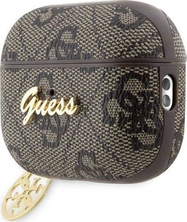 Guess Θήκη Guess GUAP2G4GSMW για Apple AirPods Pro 2 καφέ απόχρωση/συλλογή Brown 4G Charm