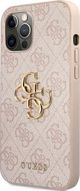 Guess Guess GUHCP12M4GMGPI iPhone 12/12 Pro 6,1" ροζ/ροζ σκληρή θήκη 4G Big Metal Logo