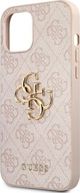 Guess Guess GUHCP12M4GMGPI iPhone 12/12 Pro 6,1" ροζ/ροζ σκληρή θήκη 4G Big Metal Logo