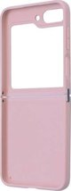 Guess case for Samsung Z Flip5 GUHCZF5HGGSHP pink HC PU/TPU Glitter Script 3666339173999