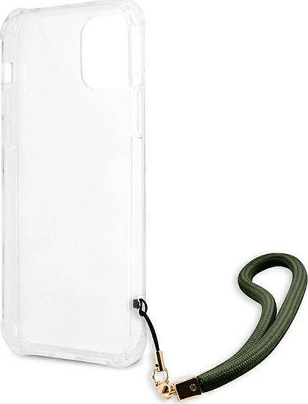 Guess case for iPhone 12 Pro Max 6,7" GUHCP12LKSARKA khaki hard case Camo Collection 3666339004101