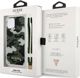 Guess case for iPhone 12 Pro Max 6,7" GUHCP12LKSARKA khaki hard case Camo Collection 3666339004101
