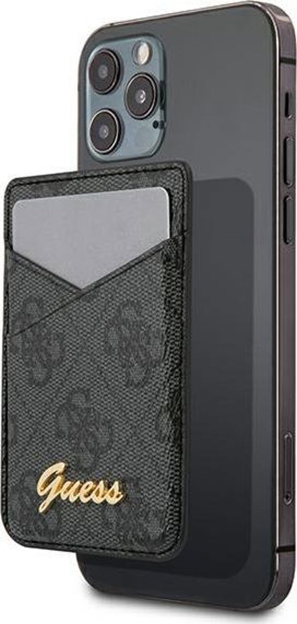 Θήκη για κάρτες Guess Wallet Card Slot GUWMS4GTLBK MagSafe 4G γκρι