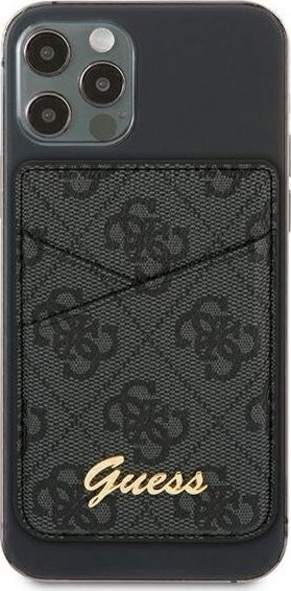 Θήκη για κάρτες Guess Wallet Card Slot GUWMS4GTLBK MagSafe 4G γκρι