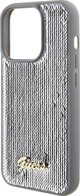 Guess Guess GUHCP15LPSFDGSS iPhone 15 Pro 6.1" ασημί/silver σκληρή θήκη Sequin Script Metal