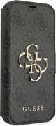 Guess Guess GUBKP13L4GMGGR iPhone 13 Pro / 13 6,1" γκρι/grey βιβλίο 4G Big Metal Logo