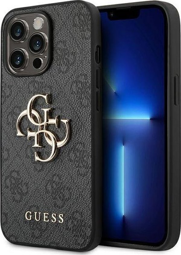 Guess Guess 4G Big Metal Logo - Θήκη iPhone 14 Pro (γκρι)