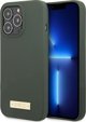 Guess Guess GUHMP13LSPLA iPhone 13 Pro / 13 6,1" πράσινη/χακί σκληρή θήκη Σιλικόνης Logo Plate MagSafe NoSize